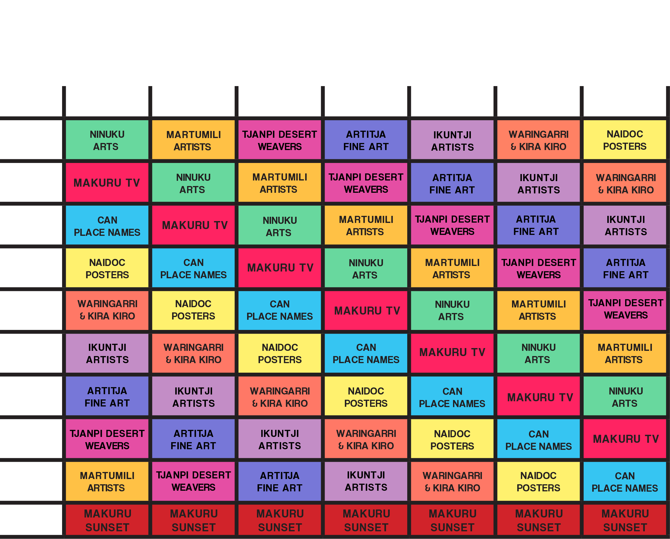 goologoolup25-schedule ZP Goologoolup 2025 Schedule Northbridge Piazza